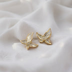 Gold Butterfly Earrings – Elegance & Grace in Every Detail