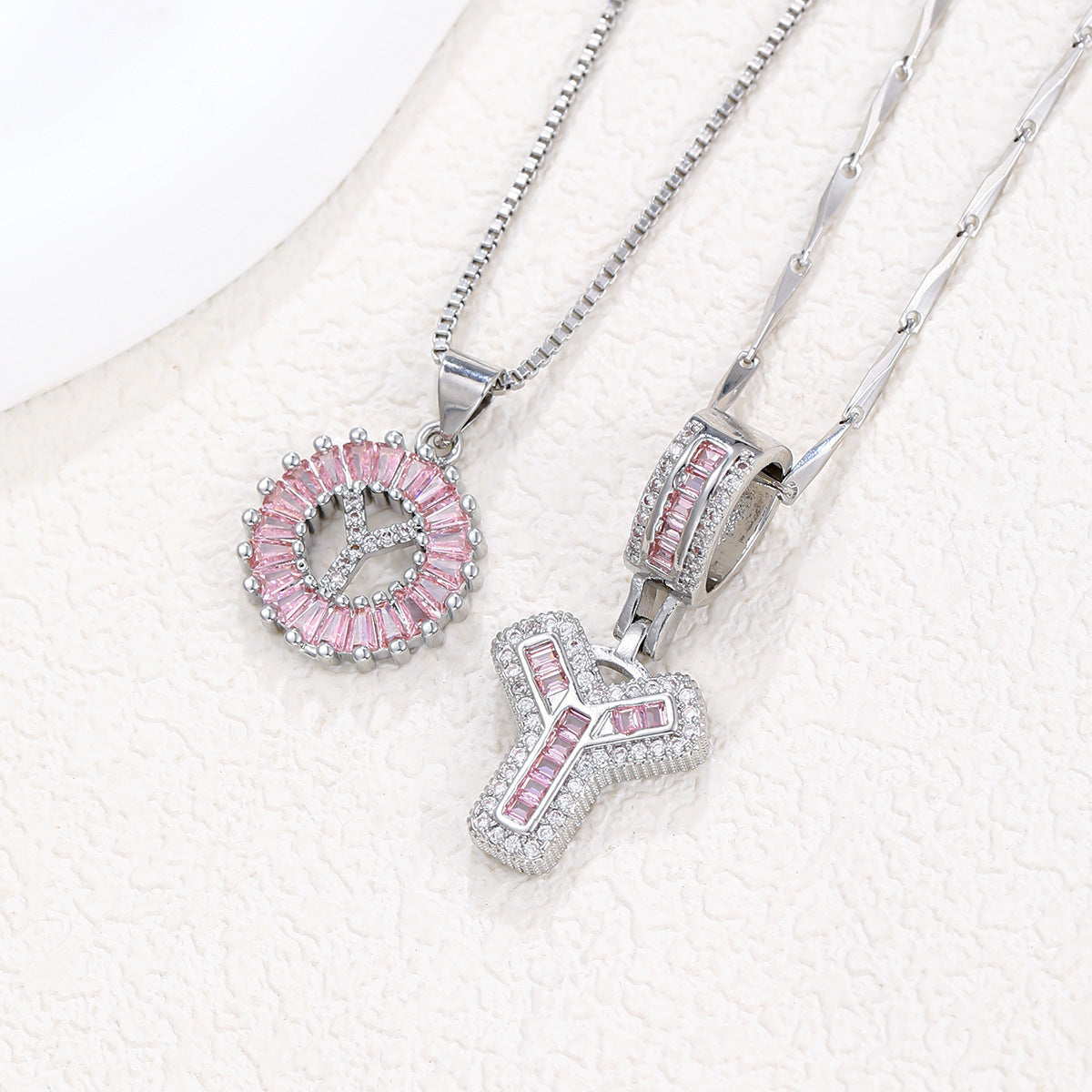 Personalized Letter Pendant Necklace with Sparkling Zircon – Elegant Initial Jewelry for Women