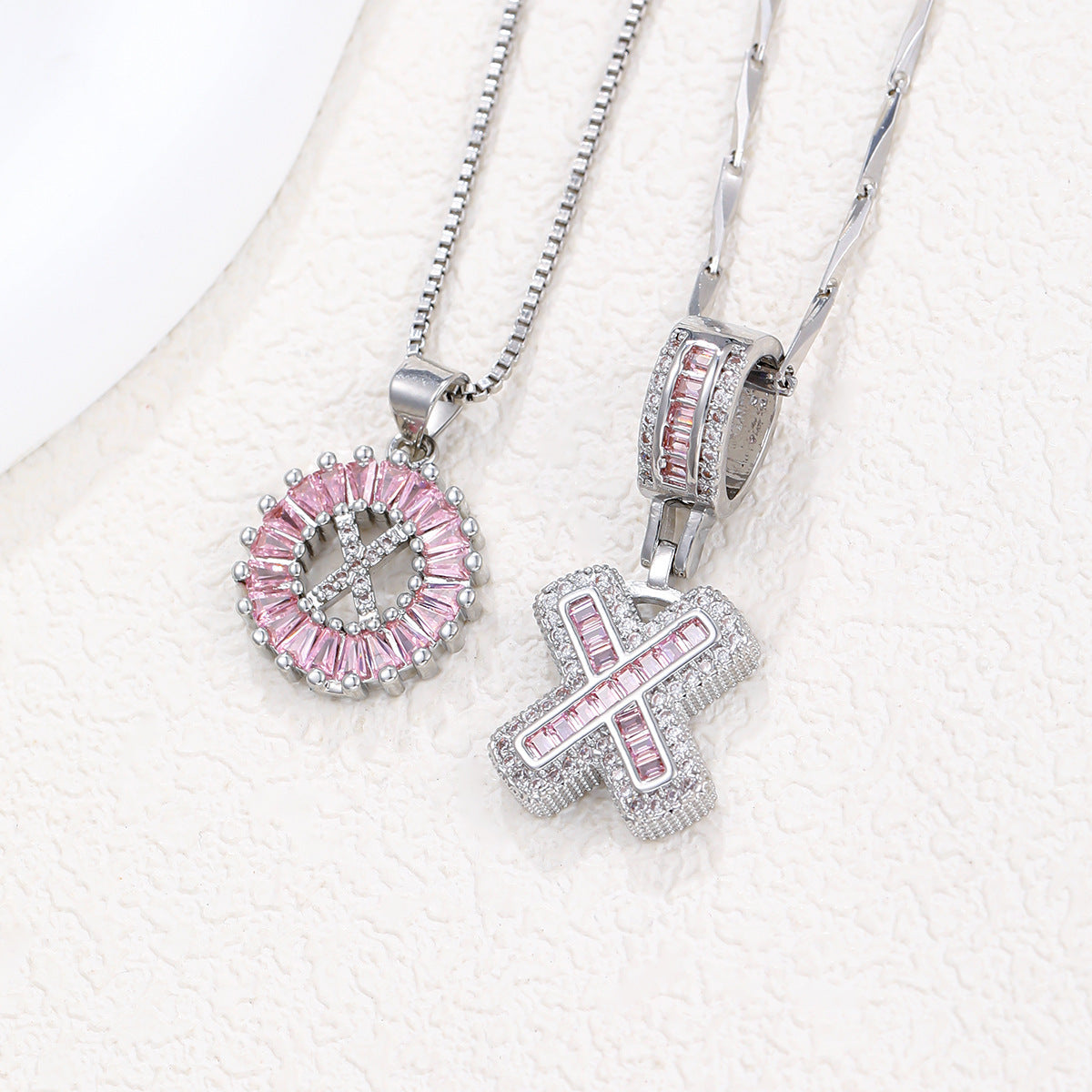 Personalized Letter Pendant Necklace with Sparkling Zircon – Elegant Initial Jewelry for Women