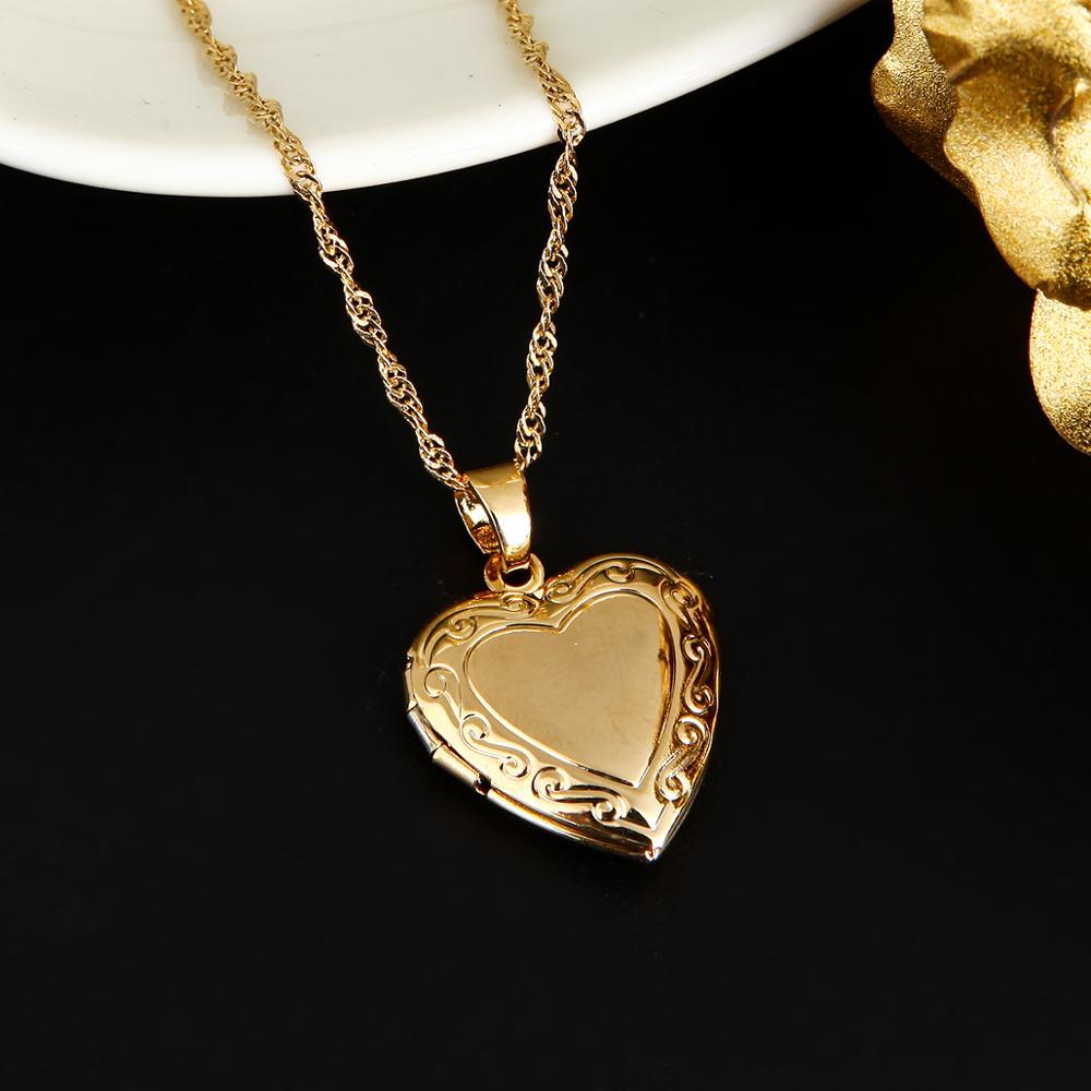 Heart Locket Necklace – Timeless Gold Pendant for Memories & Love