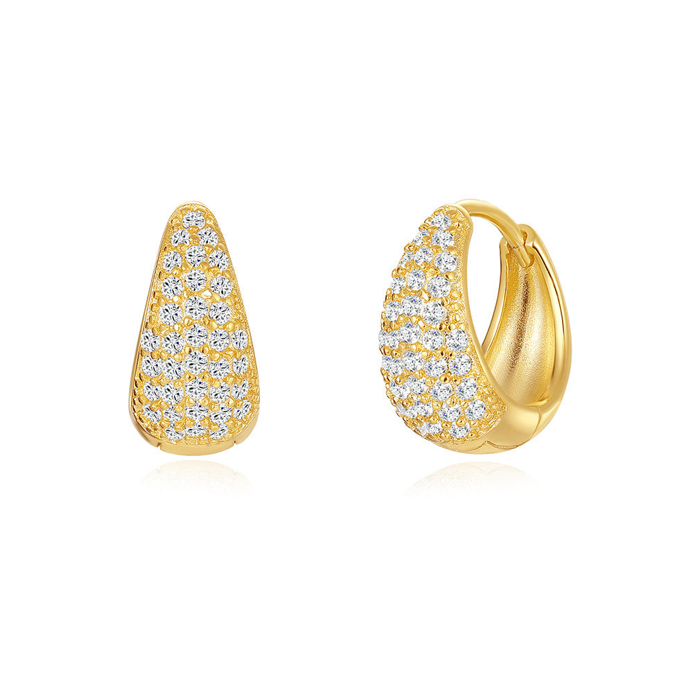 Trendy Gold-Plated Hoop Earrings Set – Minimalist & Elegant Styles